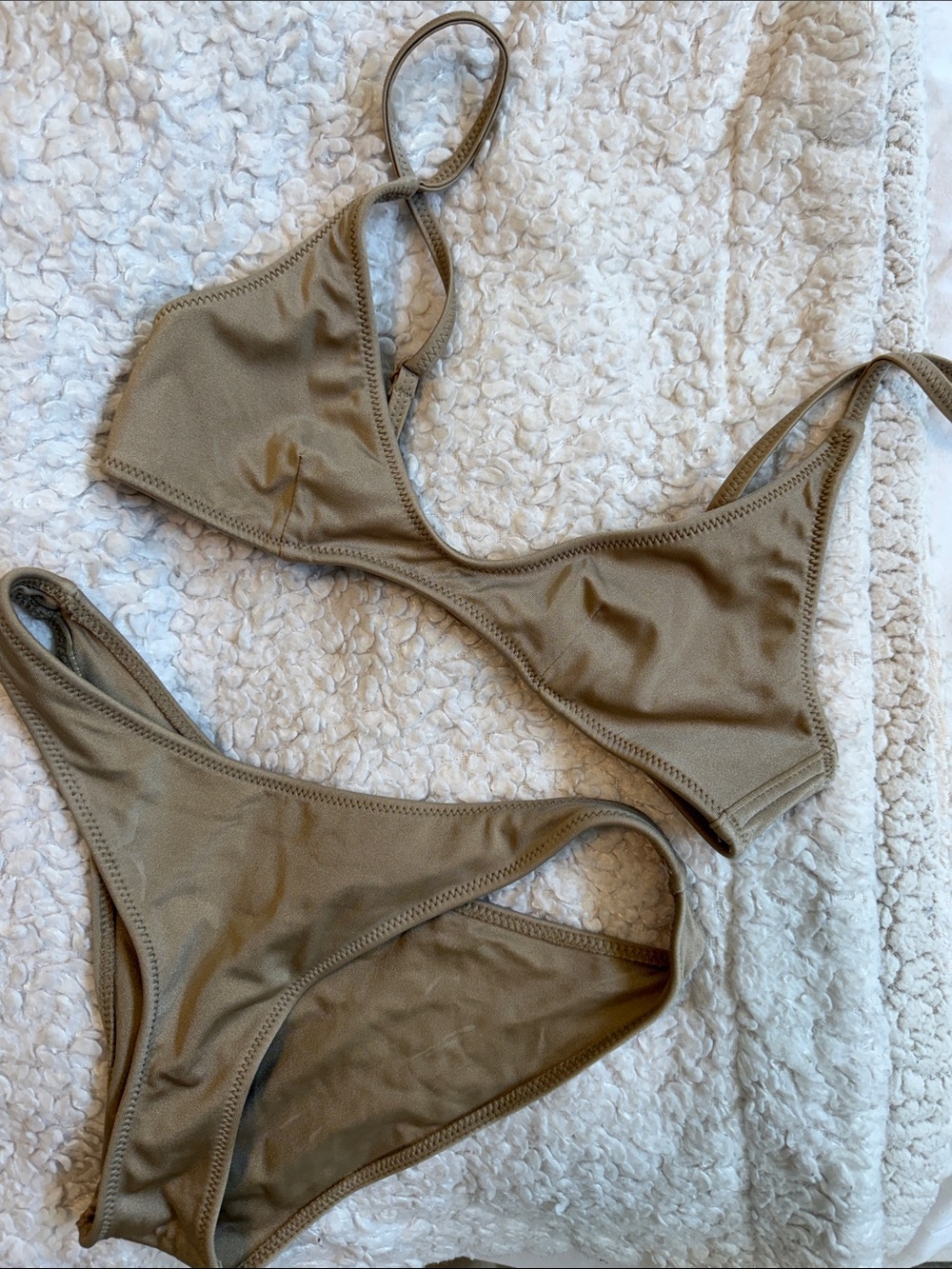 triangl swimwear Tan Bikini Set